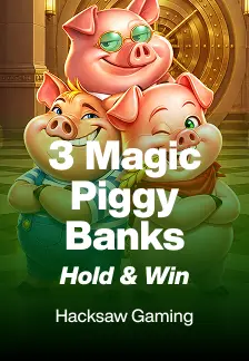 3 Magic Piggy Banks Hold & Win